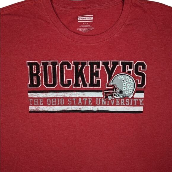 Ohio State Buckeyes Men's Red Tee SZ XL - Picture 2 of 4